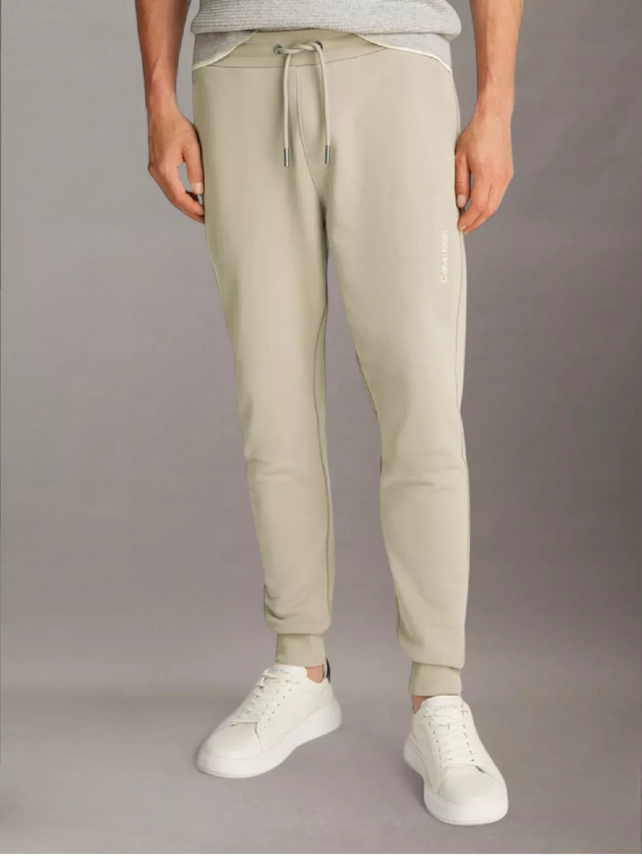 Structured Embroidered Cotton Joggers